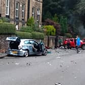 Picture of the crash by Andrew Dobson