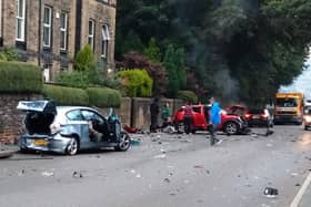 Picture of the crash by Andrew Dobson