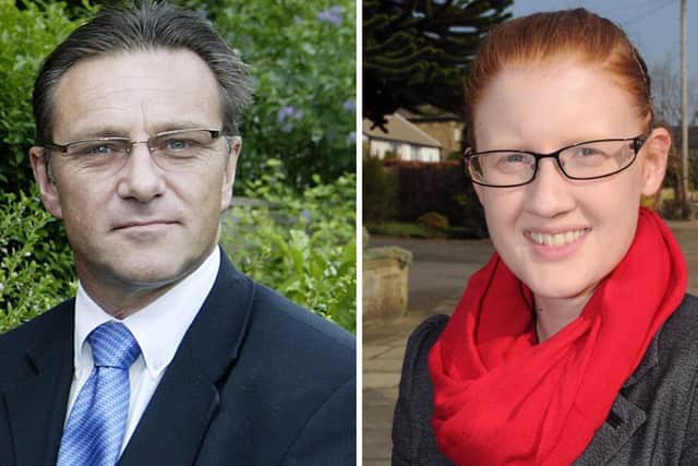 Calder Valley MP Craig Whittaker and Halifax MP Holly Lynch