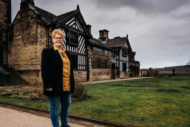 Gentleman Jack creator Sally Wainwright at Shibden Hall, Halifax, Picture courtesy of Calderdale Council