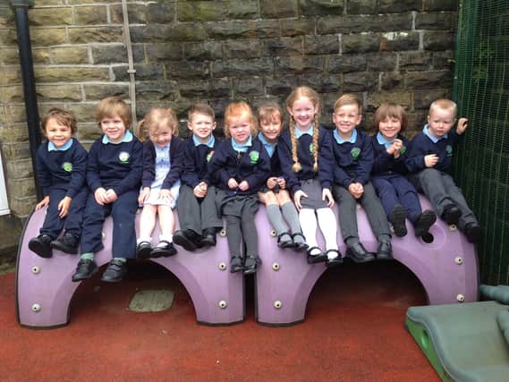New pupils at Scout Road Academy, Mytholmroyd.