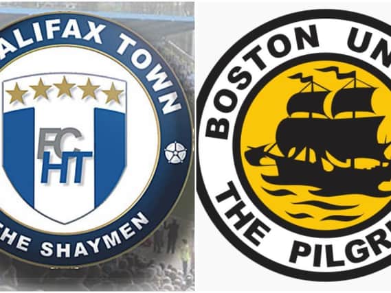 FC Halifax Town v Boston United