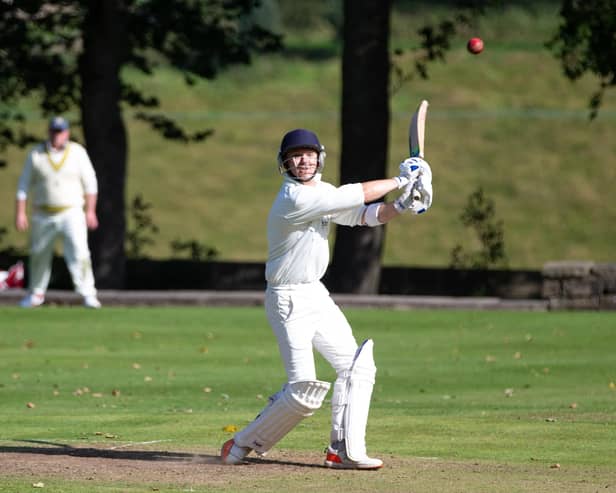 Actions from Booth v Triangle, at Booth Cricket Club. Pictured is Tom Watson