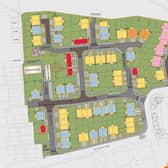 Housing layout for the Beech Hill site