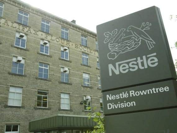 Nestle's Halifax base at Albion Mills, in Bailey Hall Road