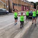 Some early entrants from Royd Road Runners Ladies Running Club .