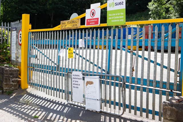 Two waste centre in Calderdale could be closed under the plans