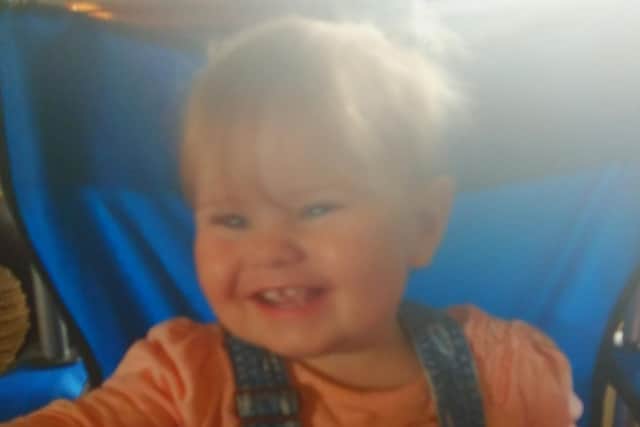 17-month- oldAmelia-Rose Snell, who was tragically killed in a road traffic collision in Southowram