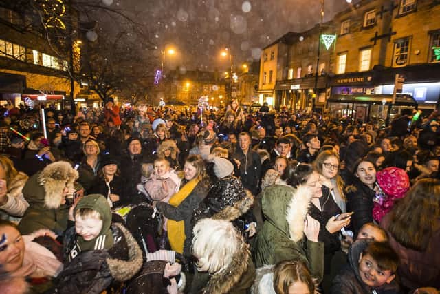 Christmas lights switch-on in Halifax