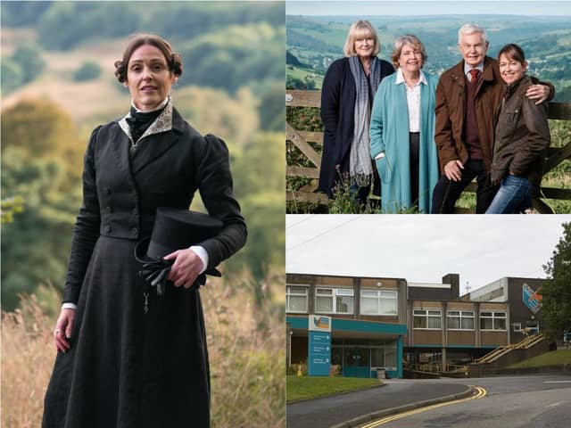 Gentleman Jack (Pic: BBC/HBO/Lookout Point/Aimee Spinks). Last Tango in Halifax (Pic: BBC/Lookout Point/ Matt Squire). Ackley Bridge (Pic:JPIMedia)
