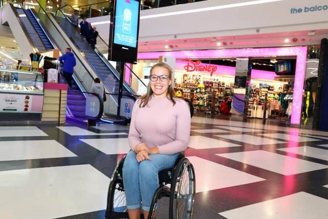 Hannah Cockroft has been named as White Rose Shopping Centre  accessibility ambassador