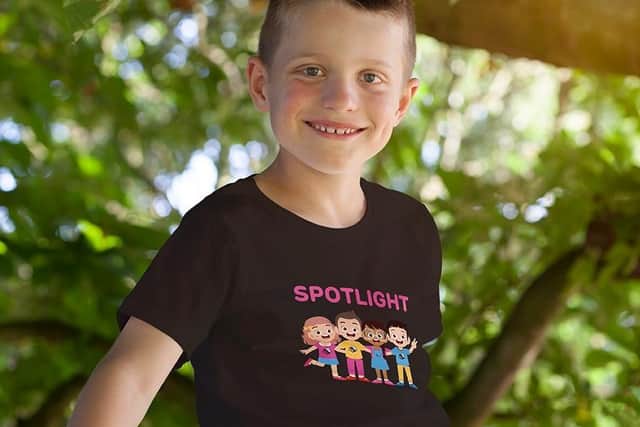 Spotlight t-shirt mockup