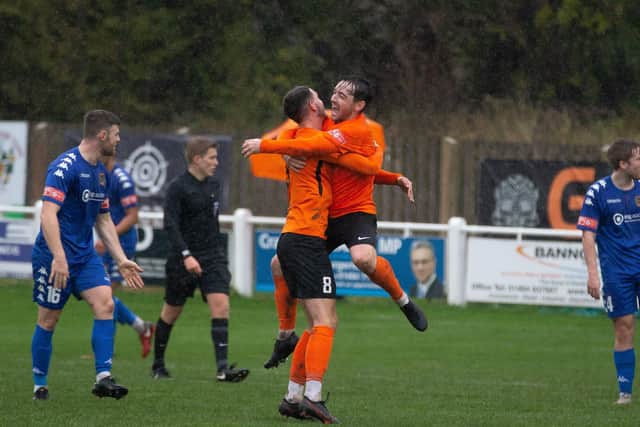 Actions from Brighouse Town v Pontefract Colleries, at St Giles Road, Brighouse