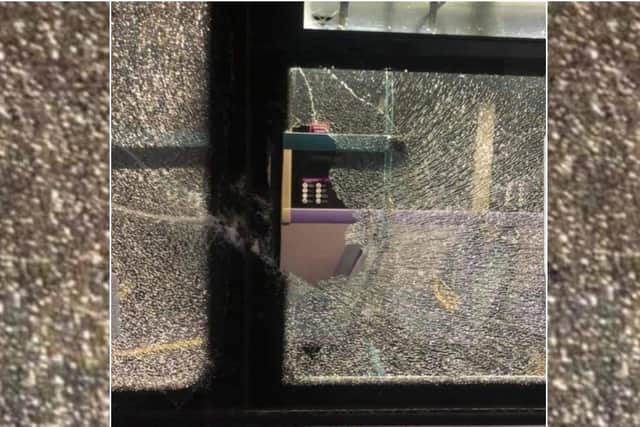 Vandals are launching bricks and stones at buses in Halifax