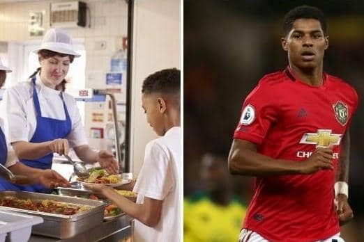Marcus Rashford, forward for Manchester United, spearheaded the free school meals campaign