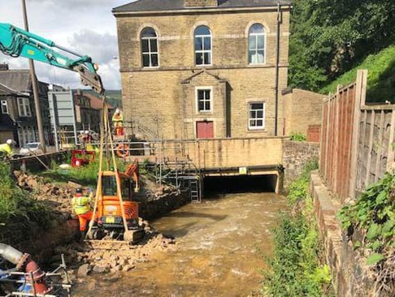 Shade Chapel is being demolished this month so that work can be carried out to open up the culvert beneath it