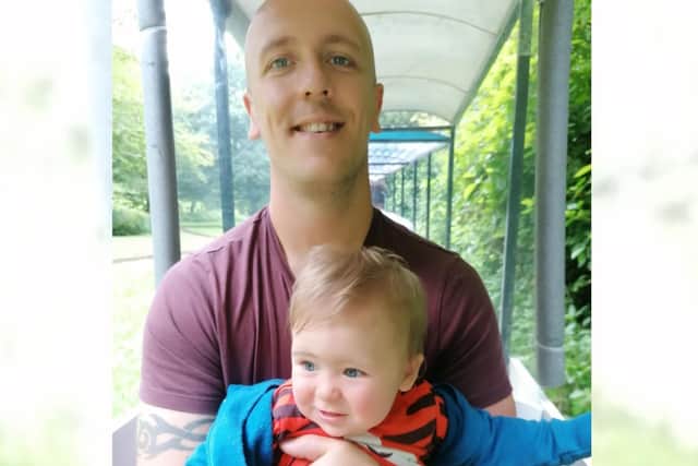 Richard Greenwood from Calderdale is dad to one-year-old Jude,