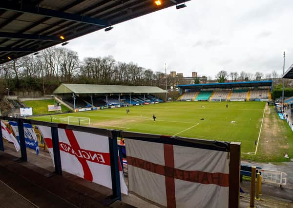 FC Halifax Town v Ebbsfleet United.  National League. The Shay Stadium.
14 March 2020.  Picture Bruce Rollinson