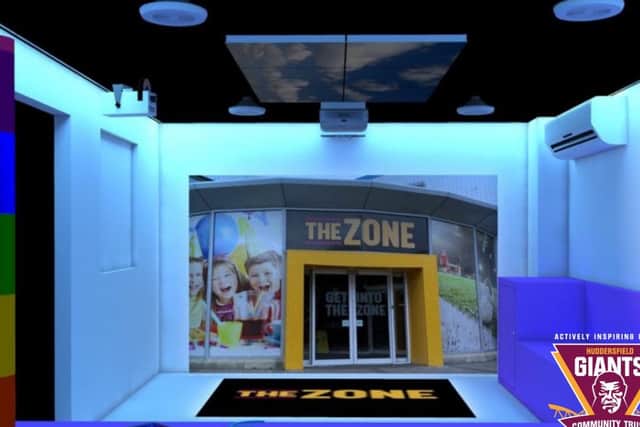 The sensory room at The Zone in Huddersfield