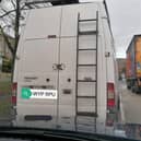 Van seized by police in the Elland area