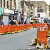 Barriers in Brighouse town centre