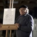 Sir Quentin Blake KBE, best known for his distinctive illustrations in the books by Roald Dahl, has donated a one-of-a-kind drawing to help raise funding for Artworks, a teaching space, gallery and artist studios in Halifax,