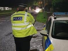 Police speed patrol in Burnley Road, Todmorden