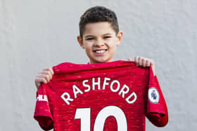 Caleb Waterhouse who has been praised for his kindness by fooballer Marcus Rashford.