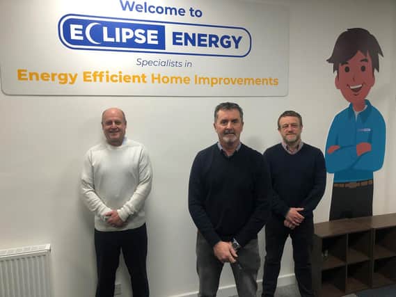 David Grayson, Mark Bannister and Matt Wilkinson of Eclipse Energy