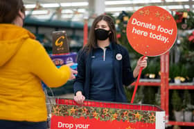 Tesco shoppers in the area thanked for helping to donate more than a million meals