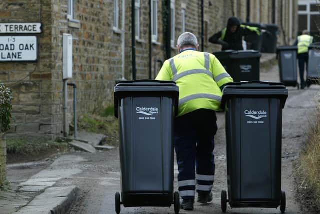 Recycling collections have been delayed in Calderdale