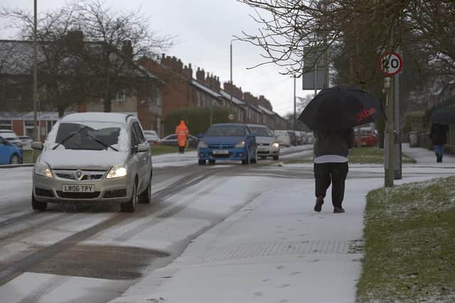 The Met Office has issued a weather warning for ice and snow