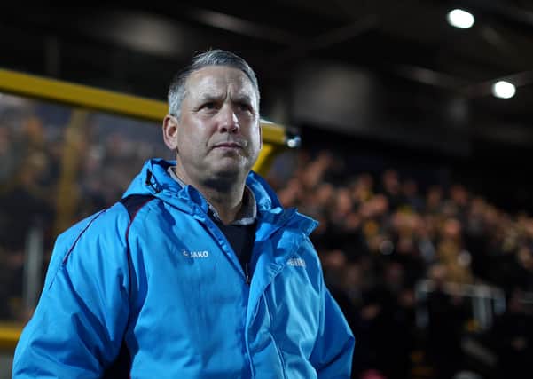 Southport manager Liam Watson.  (Photo by Jan Kruger/Getty Images)