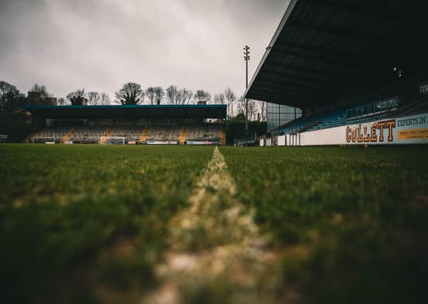 FC Halifax Town v Altrincham at The Shay December 28, 2020. Photo: Marcus Branston. The Shay