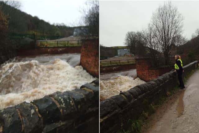 River levels are rising in Calderdale