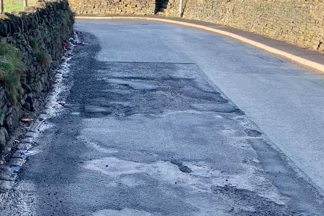 Andrew Tagg has complained about the state of and other roads