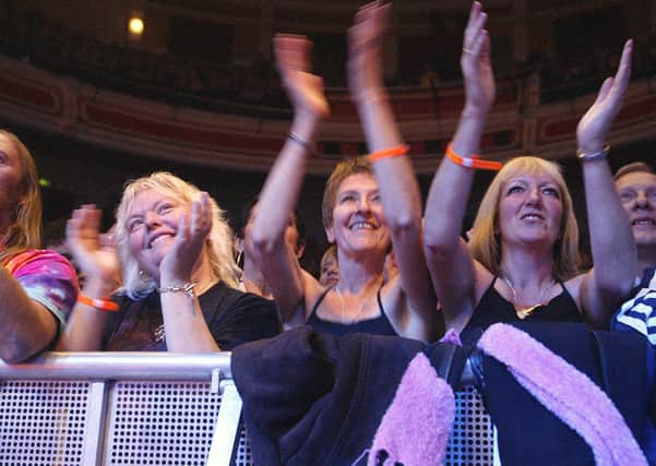 Status Quo fans at the Victoria Theatre, Halifax, back in 2006