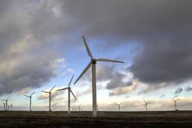 Wind turbines at Ovenden moor