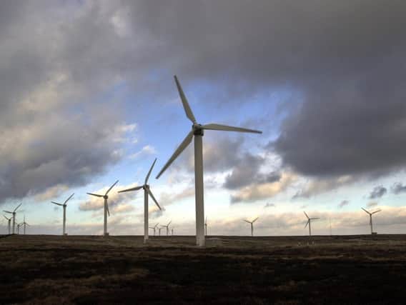 Wind turbines at Ovenden moor