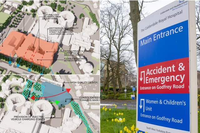 Plans for Calderdale Royal Hospital