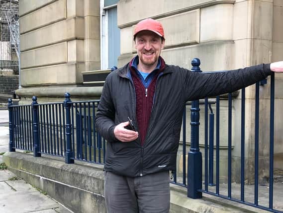 Jim Duffy, Todmorden Town Deal Board Member is delighted to see the railings restored of this much loved building in Todmorden