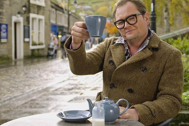 Alan Carr in Hebden Bridge. Picture: BBC/Darlow Smithson Productions/Banijay