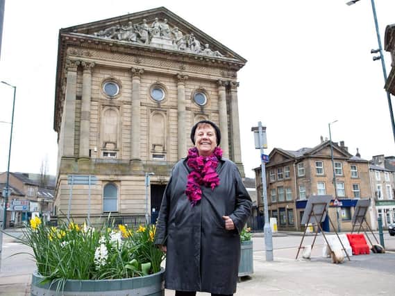 Mayor of Todmorden, Coun Ruth Coleman-Taylor.