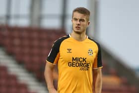 Andrew Dallas, pictured playing for parent club Cambridge United, is on loan at Weymouth. (Photo by Pete Norton/Getty Images)