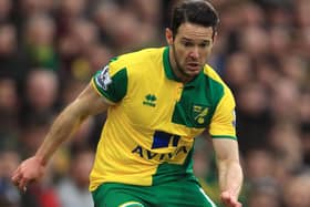 NORWICH, ENGLAND - JANUARY 23:  Matt Jarvis of Norwich City during the Barclays Premier League match between Norwich City and Liverpool at Carrow Road stadium on January 23, 2016 in Norwich, England. (Photo by Stephen Pond/Getty Images)