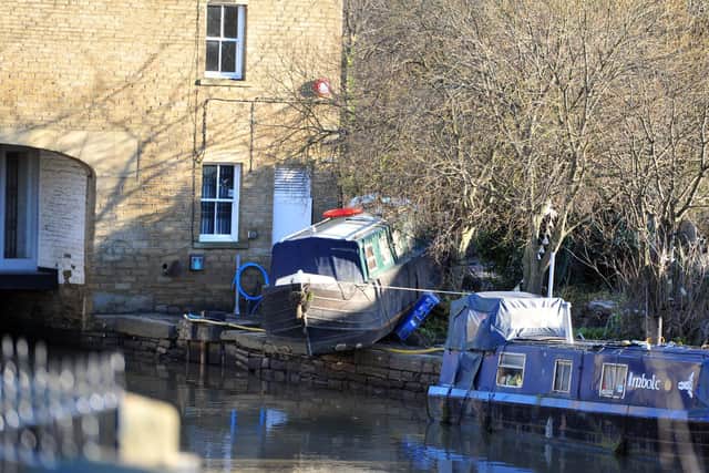 Damage caused by previous floods in Elland