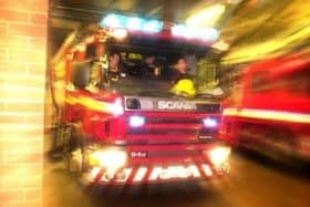 Crews from three fire stations were called to help