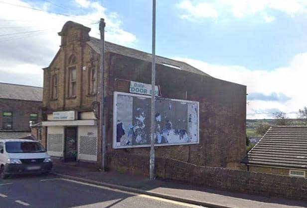 The advertising site at Burnley Road, Luddenden Foot. Picture: Google