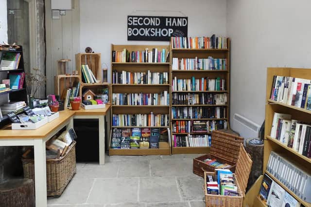 The second hand bookshop at Hardcastle Crags - National Trust Ellen Glover