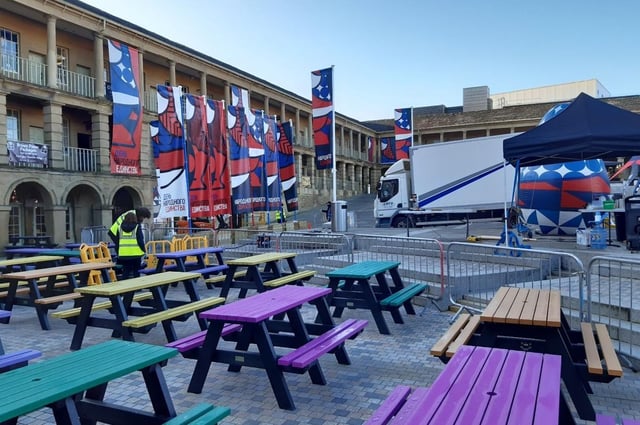 Filming is set to take place at The Piece Hall next week.